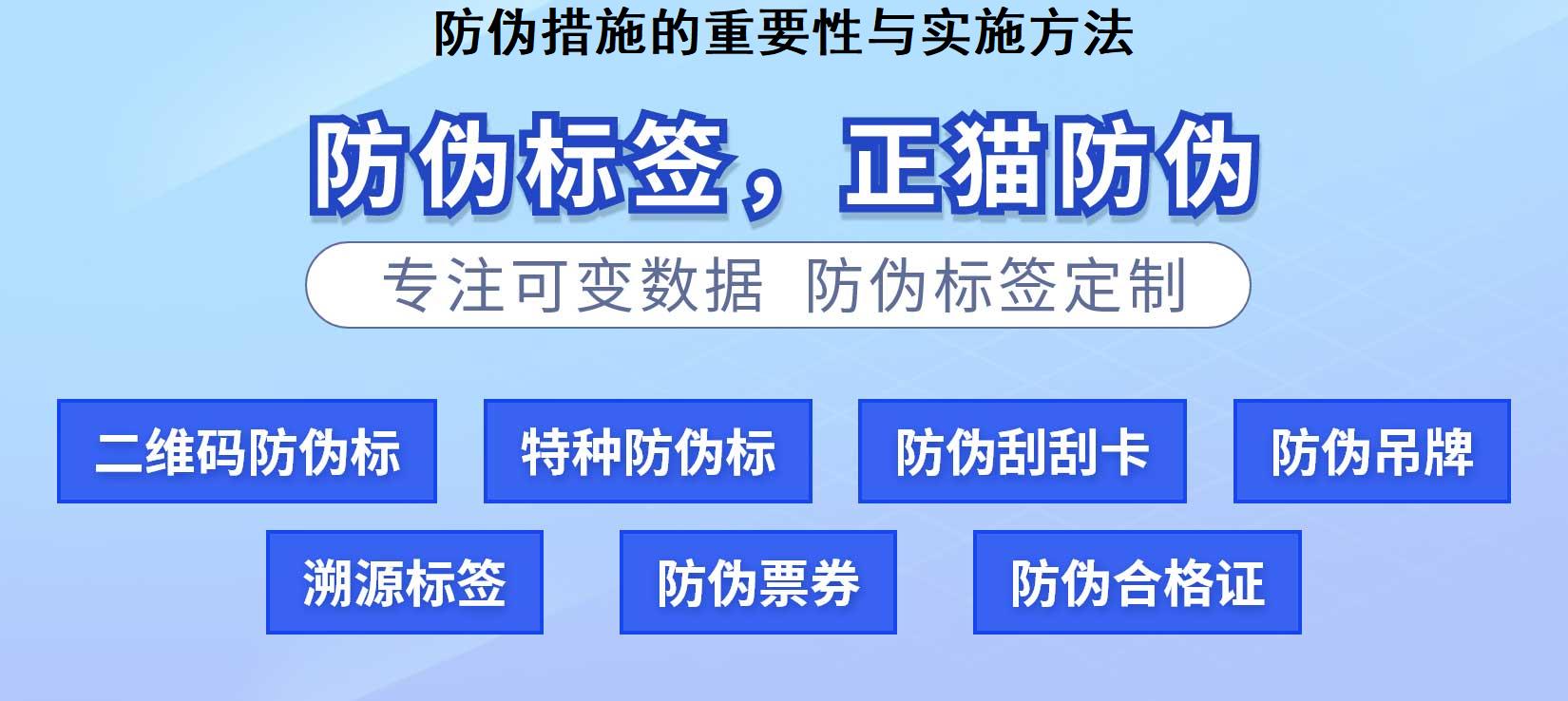 防伪措施的重要性与实施方法