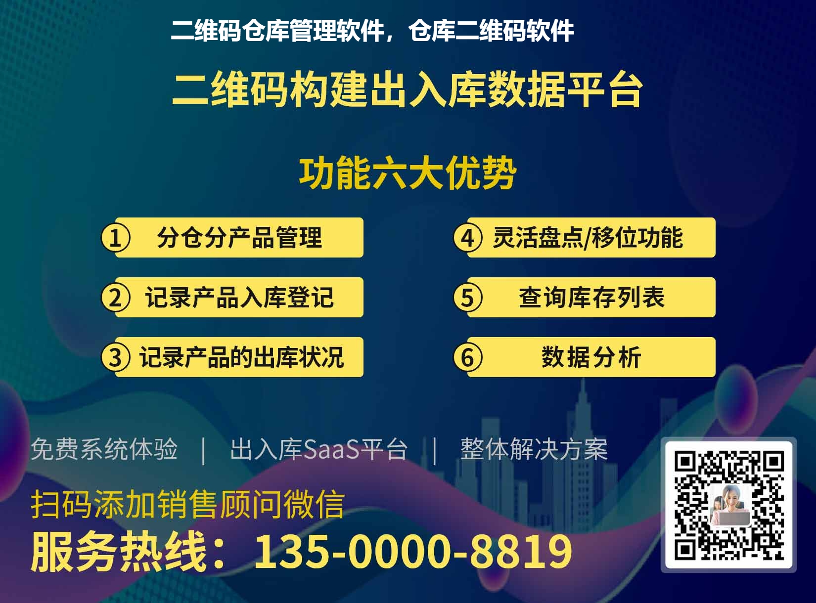 二维码仓库管理软件，仓库二维码软件