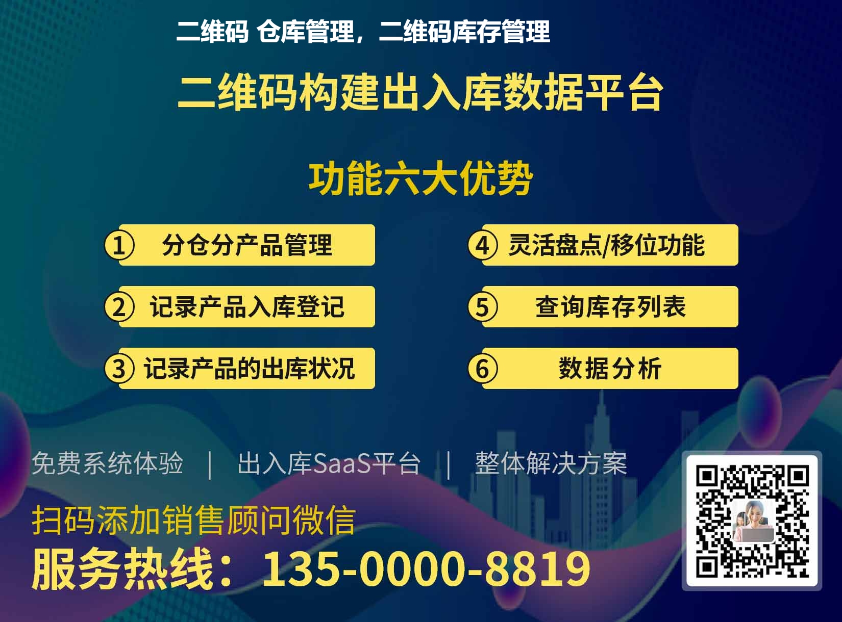 二维码 仓库管理，二维码库存管理