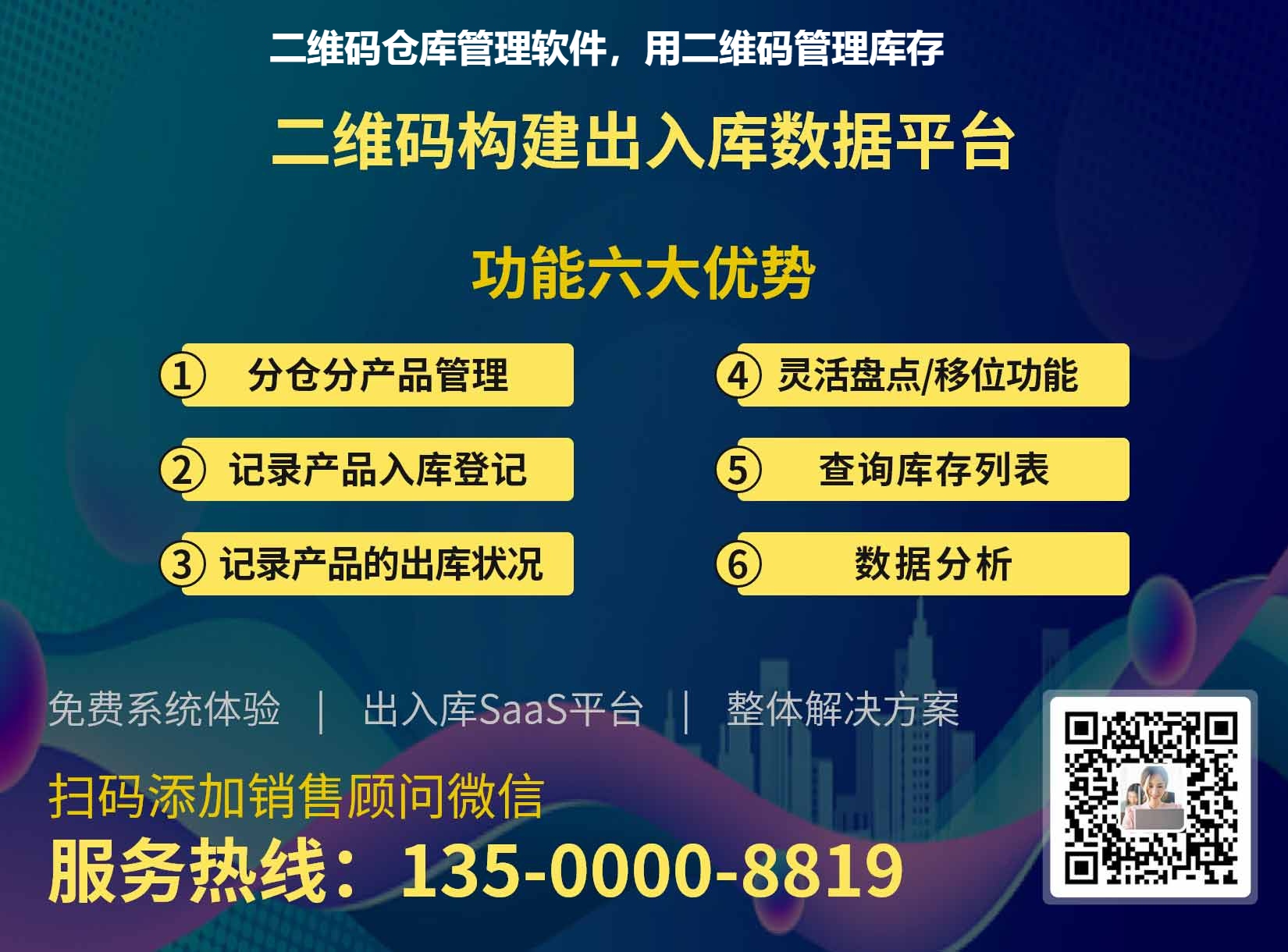 二维码仓库管理软件，用二维码管理库存