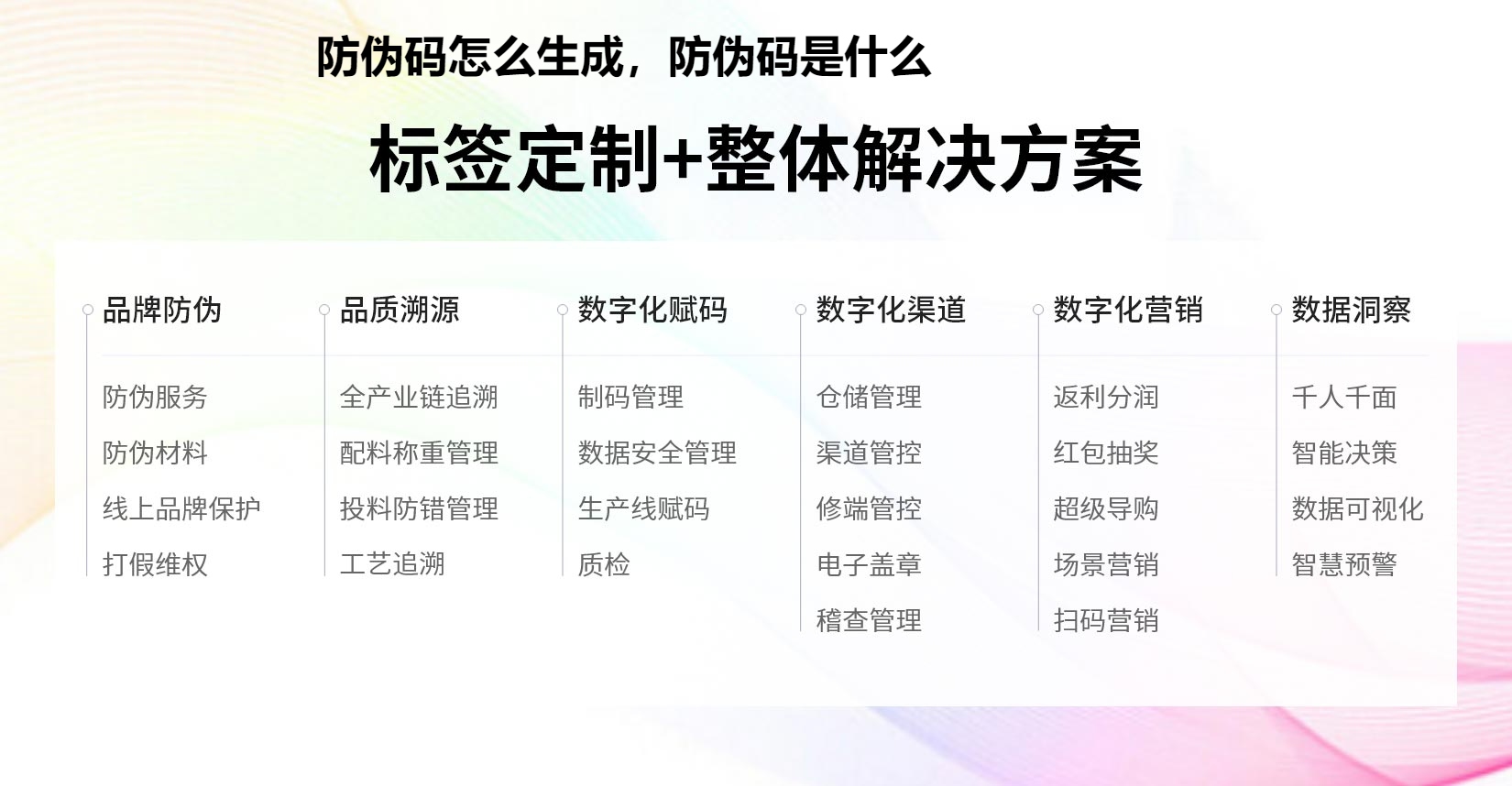 防伪码怎么生成，防伪码是什么