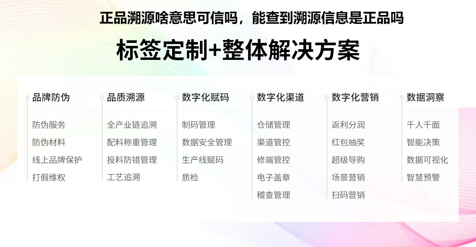 正品溯源啥意思可信吗，能查到溯源信息是正品吗