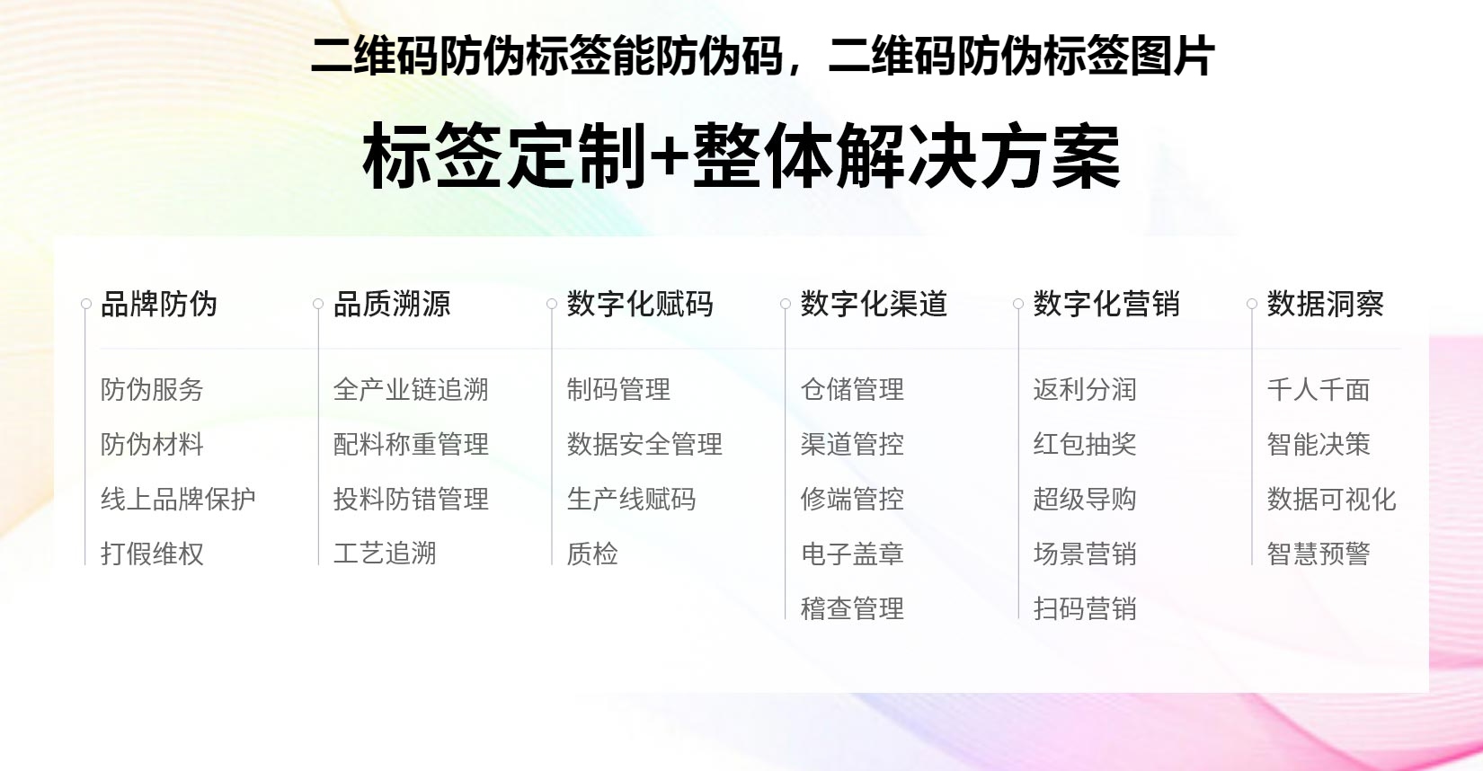 二维码防伪标签能防伪码，二维码防伪标签图片