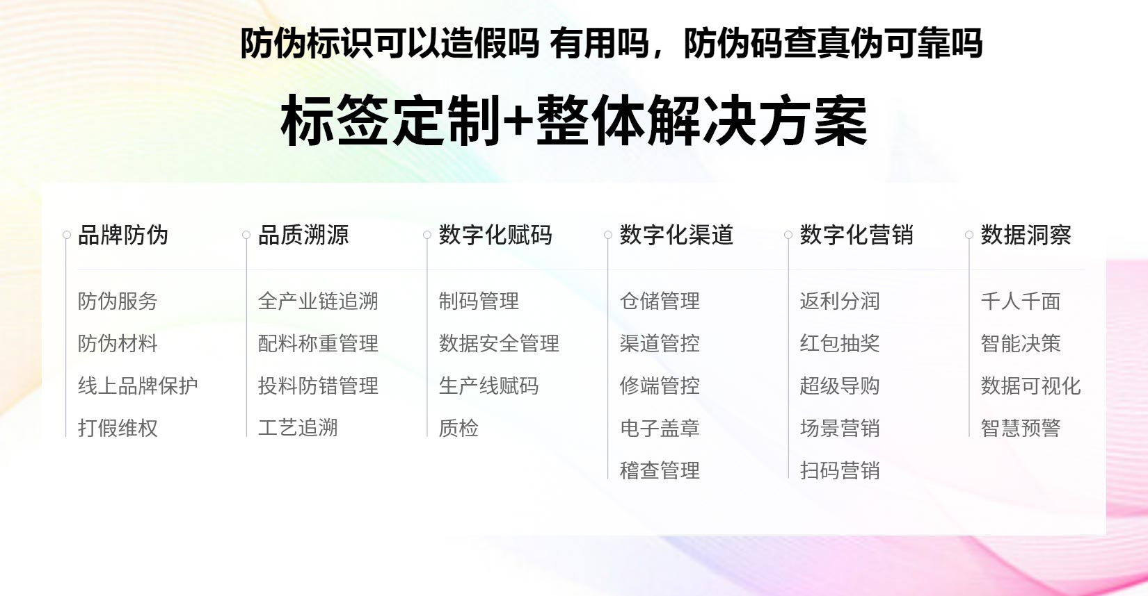 防伪标识可以造假吗 有用吗，防伪码查真伪可靠吗