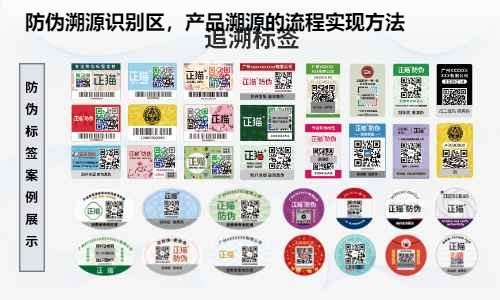 防伪溯源识别区，产品溯源的流程实现方法