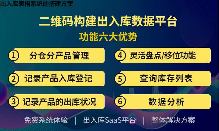 出入库表格系统的搭建方案