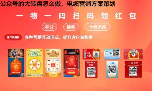 公众号的大转盘怎么做，电缆营销方案策划