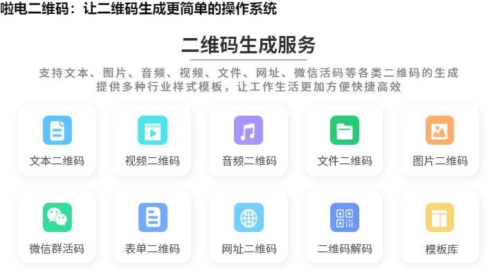 图片 啦电二维码:让二维码生成更简单的操作系统