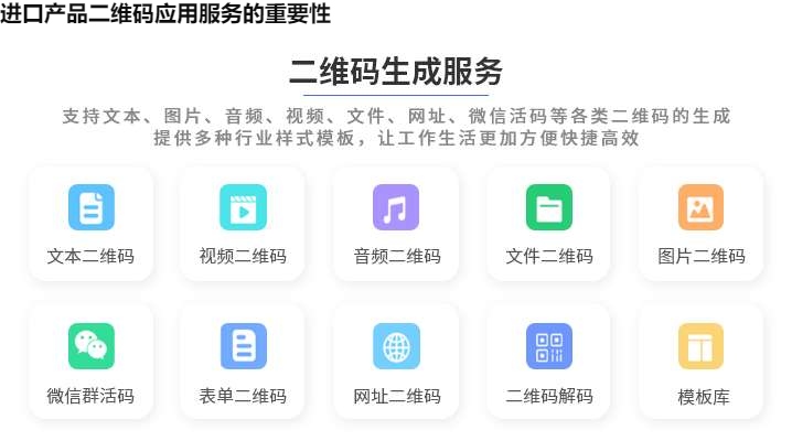 进口产品二维码应用服务的重要性