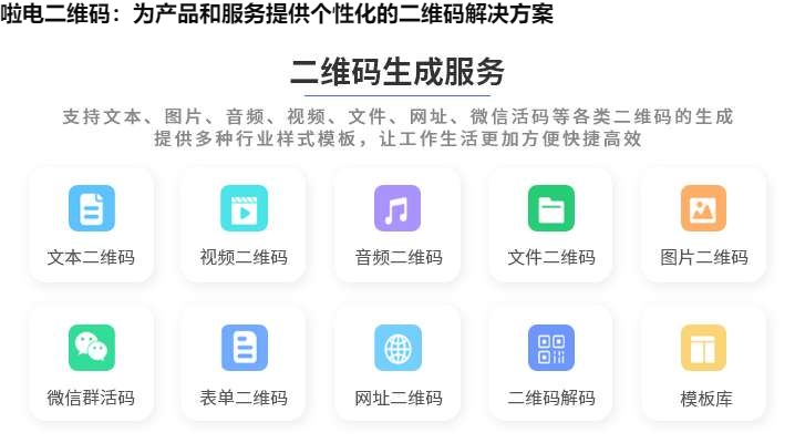 图片 啦电二维码:为产品和服务提供个性化的二维码解决方案
