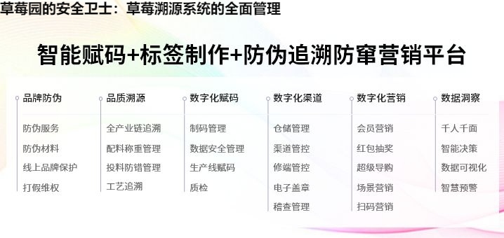 草莓园的安全卫士：草莓溯源系统的全面管理