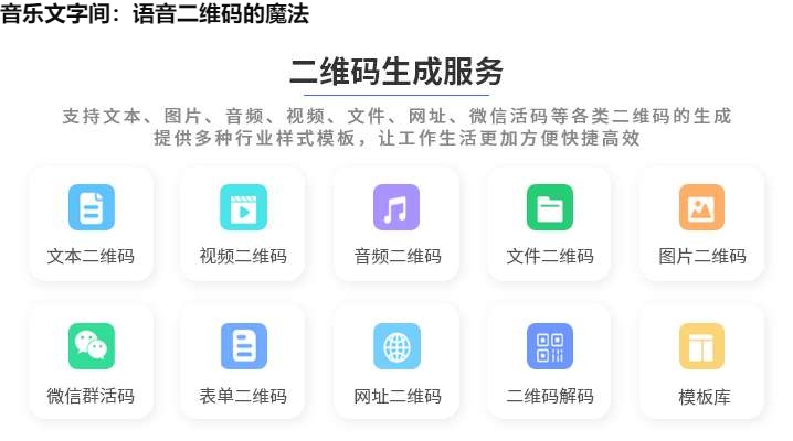 图片 音乐文字间:语音二维码的魔法