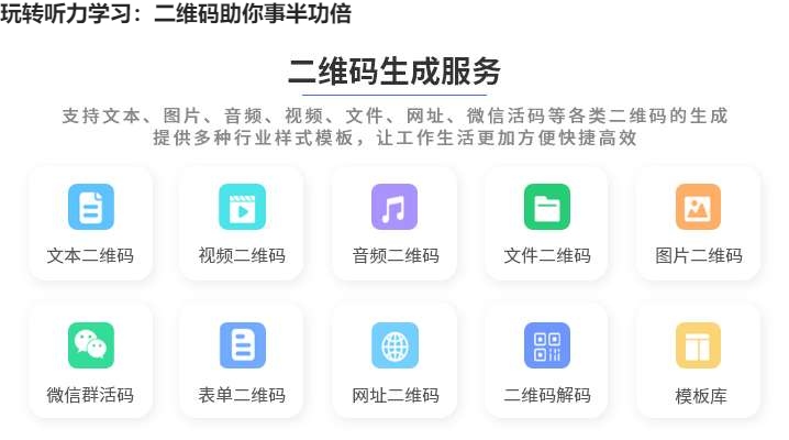 玩转听力学习：二维码助你事半功倍