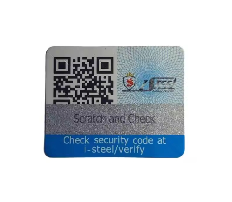 QR code anti-counterfeiting label