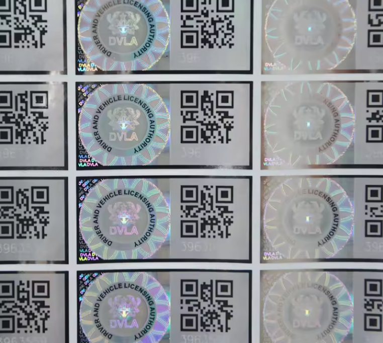 Holographic Laser Stickers Label