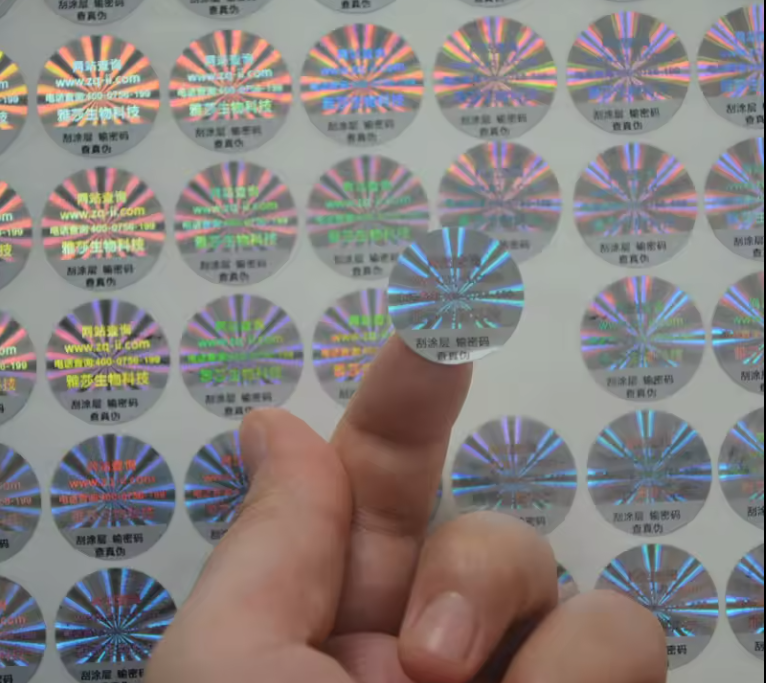 Holographic Laser Stickers Label