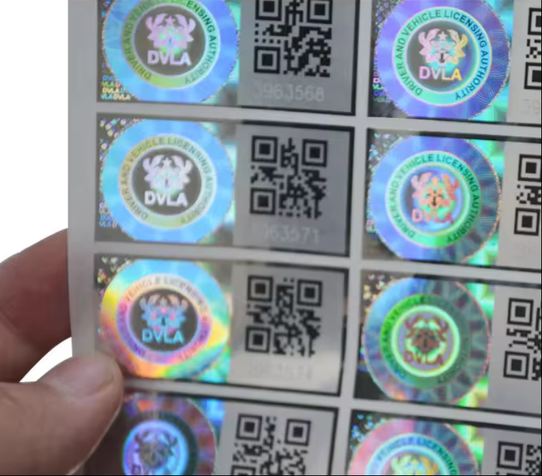 Holographic Laser Stickers Label