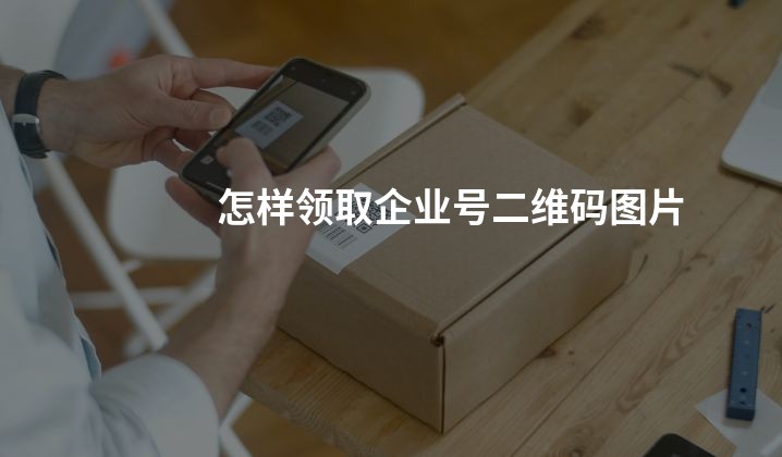 怎样领取企业号二维码图片