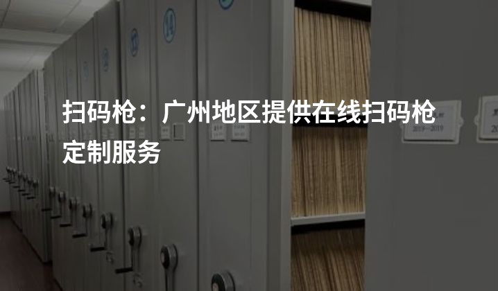 扫码枪：广州地区提供在线扫码枪定制服务