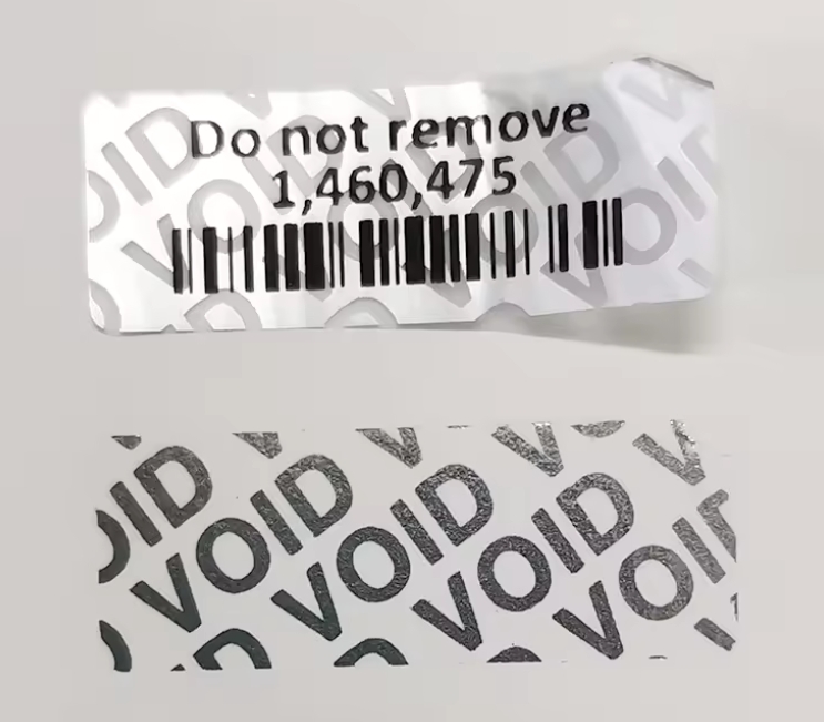 VOID Barcode Stickers